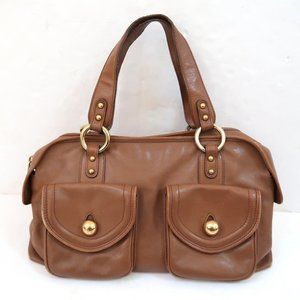 MARC JACOBS zip satchel duffle bag